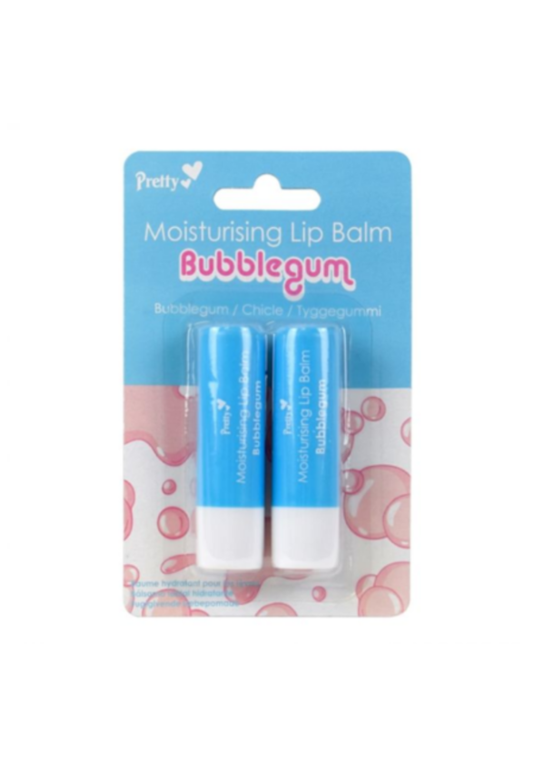 PRETTY LIP BALM BUBBLEGUM 2P